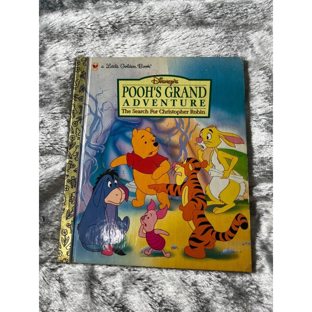 Little Golden Book 1997 Disney Pooh's Grand Adventure Excellent First Edition - Picture 1 of 7